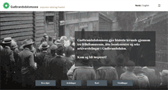 Desktop Screenshot of gudbrandsdalsmusea.no